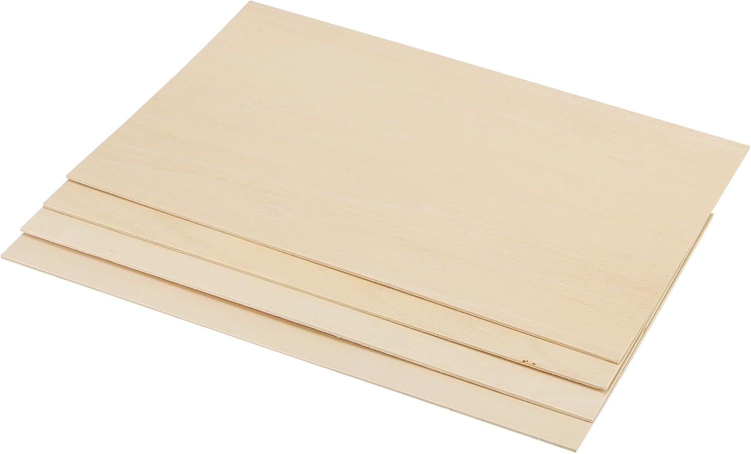 KEILEOHO 10 PCS A4 Basswood Sheets, 210 x 297 x 3mm Thin Wooden Boards, 3mm Unfinished Rectangle Wood Board for DIY Models-5