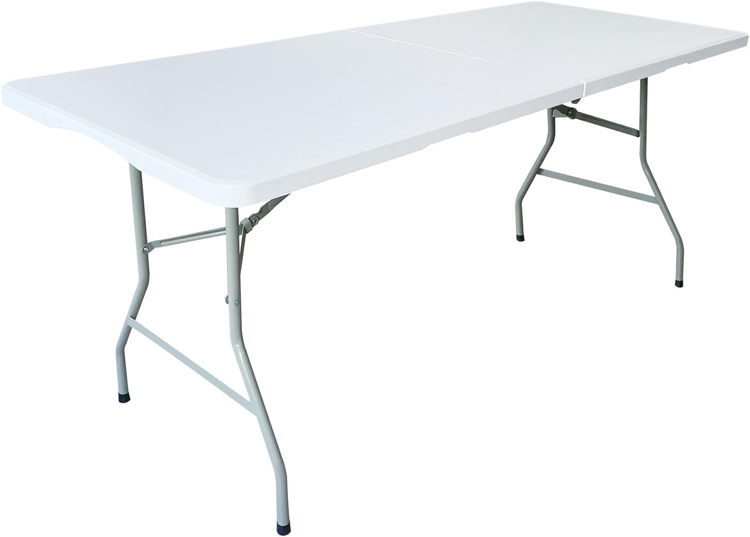 simpa Heavy Duty Folding Table 6ft / 1.8m - Compact & Portable, Suitable as Camping, Catering, Trestle, Party & Garden Tables.-0