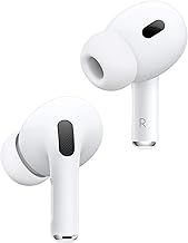 Apple AirPods Pro 2 Wireless Earbuds, Bluetooth Headphones, Active Noise Cancellation, Transparency, Personalised Spatial Audio, High Fidelity Sound, H2 Chip, USB C Charging