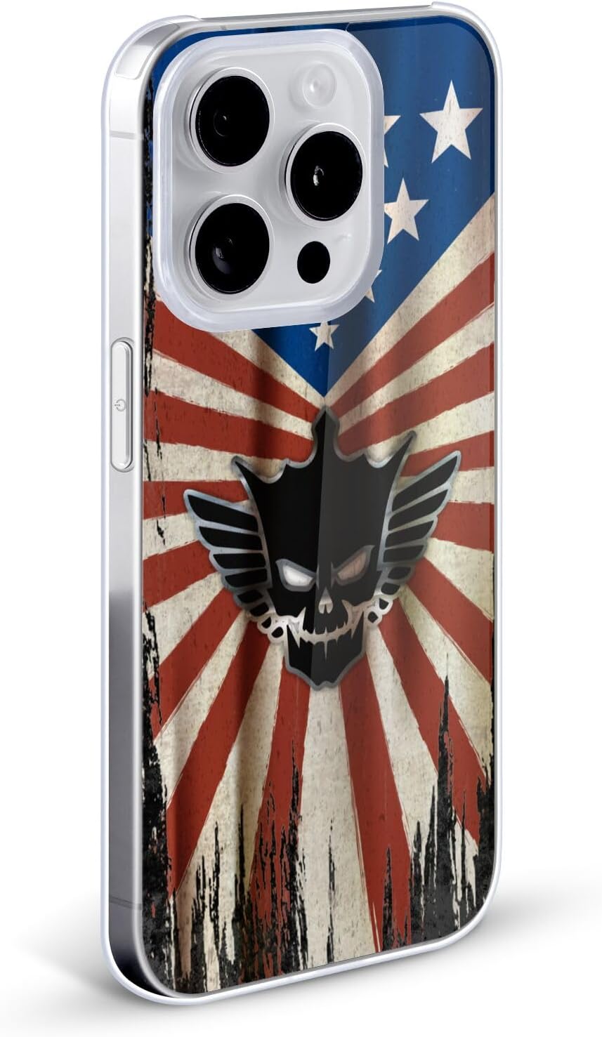 Head Case Designs Officially Licensed WWE Distressed Flag Cody Rhodes Hard Back Case Compatible With Apple iPhone 15 Pro Max-1