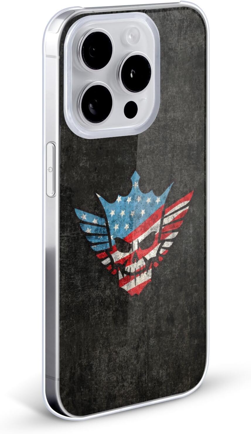 Head Case Designs Officially Licensed WWE American Nightmare Logo Cody Rhodes Graphics Hard Back Case Compatible With Apple iPhone 15 Pro-1