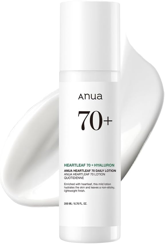 ANUA Heartleaf Daily Lotion, Face Moisturizer with Hyaluronic Acid for Sensitive Skin, Lightweight, Korean Skin Care (200ml, 6.76 fl.oz.)-0