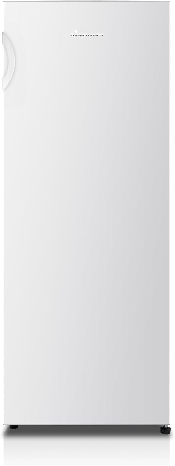 Fridgemaster MTL55242E Freestanding Upright Larder Fridge, Reversible Door, 242 Litre, 55cm width, White, E rated-0