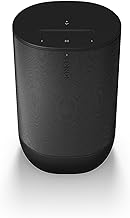 Sonos Move 2 | Wireless Portable Speaker with WiFi, Bluetooth, Amazon Alexa, 24-Hour Battery Life, Wireless Charging Base - Black