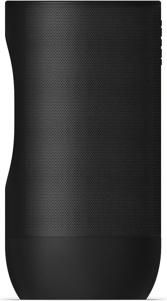 Sonos Move 2 | Wireless Portable Speaker with WiFi, Bluetooth, Amazon Alexa, 24-Hour Battery Life, Wireless Charging Base - Black-2