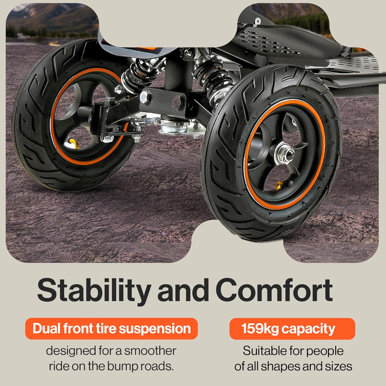 SuperHandy Portable Mobility Scooter Explorer – 4 Wheels, 500W Brushless Motor, Removable Battery, 159kg Capacity, 8km/h Top Speed, Lightweight Aluminum 21.8kg Frame [Patent Pending]-5