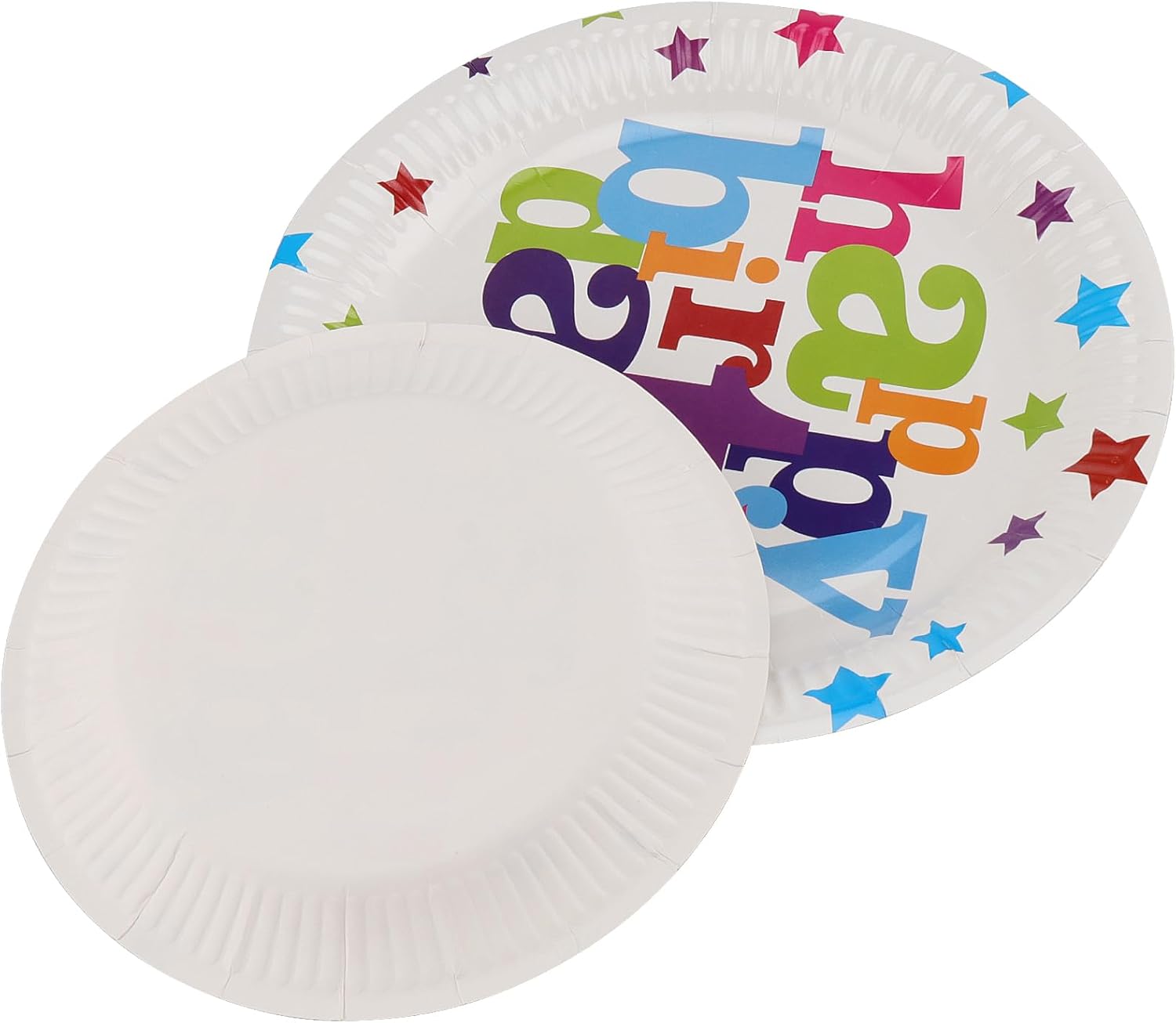 MOUYAT 153 Pcs Rainbow Birthday Party Tableware Set, 60 Birthday Party Paper Plates, 30 Cups, 60 Napkins, 3 Party Tablecloths, Rainbow Birthday Party Supplies Decorations for 30 Guests-4