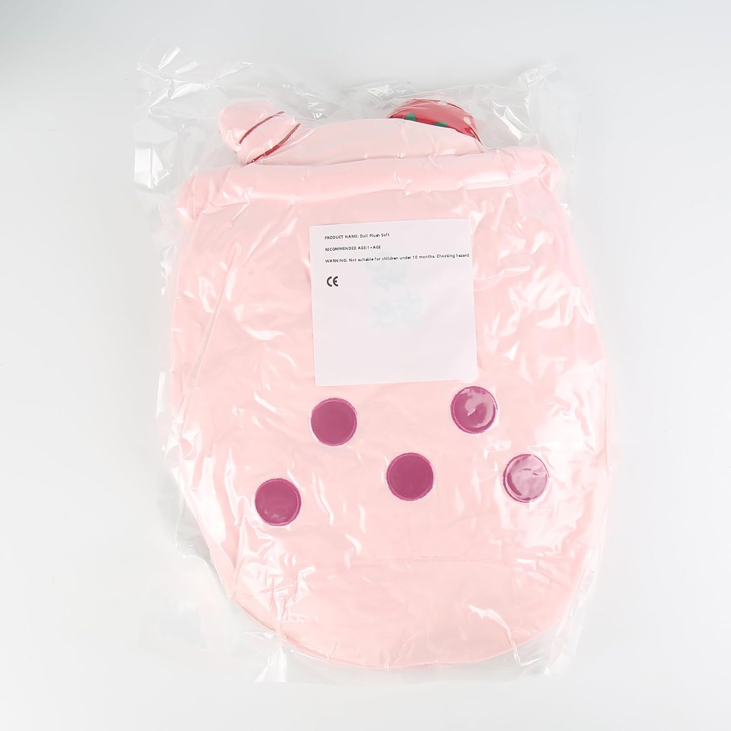 BoBa Plushie, Bubble Tea Plushi, Fruit Plush Pillow Ice Cream Plush Pillow Cushion Stuffed Animal Pillow Skin-friendly Comfortable Cushion Cuddle Hugging Pillow, Fluffy Toy Pillow Milk Tea Cushion-6