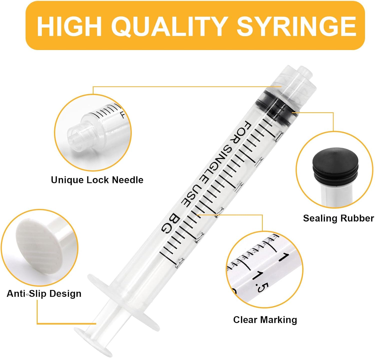 15 Pcs Syringe 3ml, Syringe With Needle, Plastic Syringe, Reusable Fodder Syringes, Collection Syringe, Ink Filling Syringe, Syringes For Lab, Glue, Industrial, Scientific Labs-2