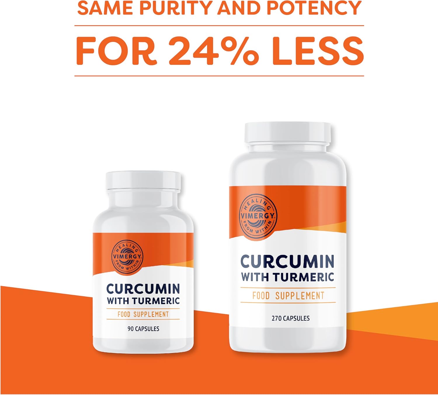 Vimergy Curcumin with Turmeric Capsules – Curcumin & Turmeric Herbal Supplements – Liquid Filled Turmeric Capsule – Vegan Curcumin & Turmeric Capsules – Non-GMO & Gluten-Free (270 Capsules)-3