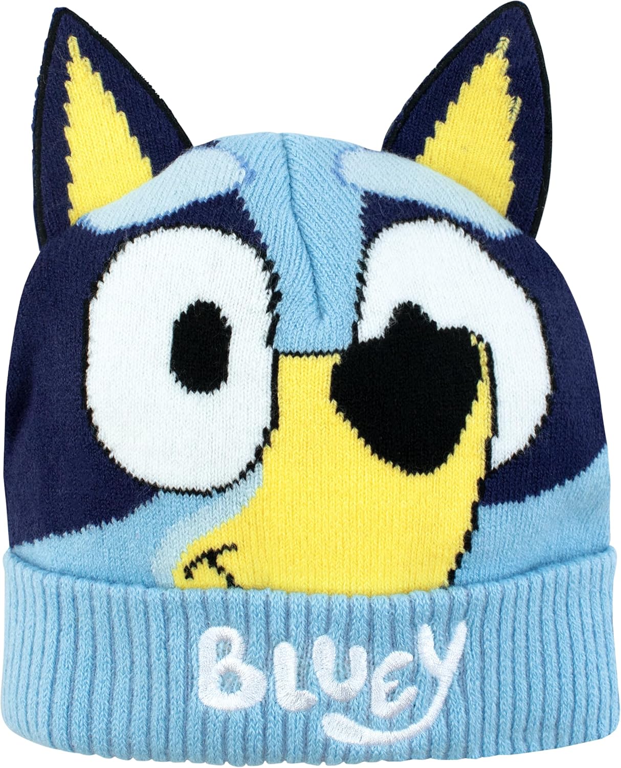 Bluey Kids Hat And Gloves Set | Girls And Boys Winter Hat And Gloves | Kids Beanie Hat | Official Merchandise-1