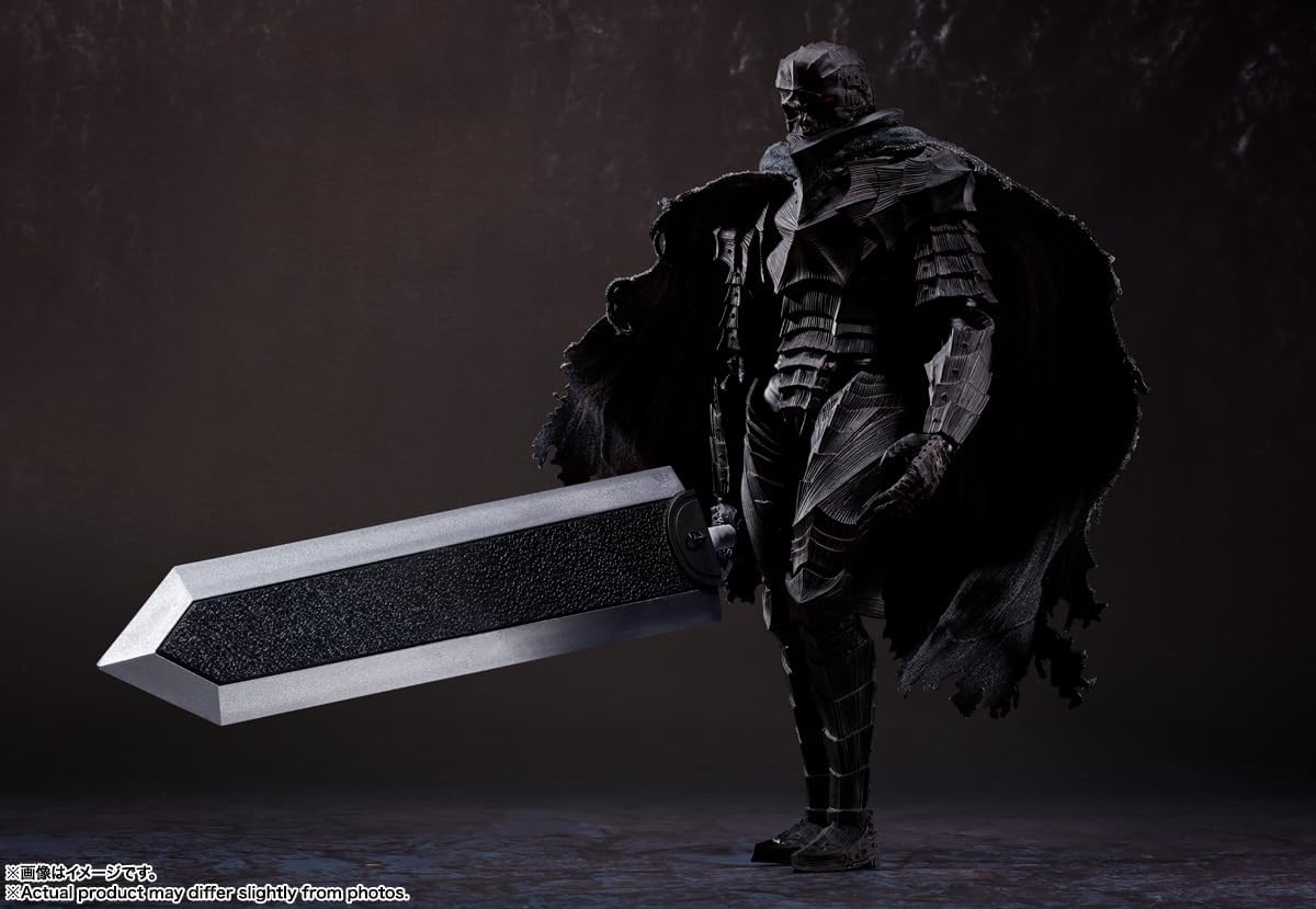 TAMASHII NATIONS S.H. Figuarts Berserk Guts (Berserk Armor) - Passionate - Approx. 6.3 inches (160 mm), ABS, PVC & Fabric, Pre-painted Action Figure-5