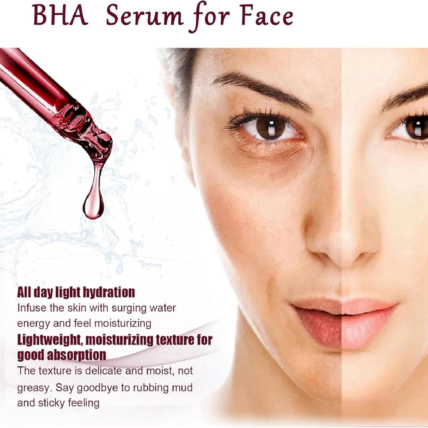 AHA 30%+BHA 2% Face Serum,Dark Spot Remover for Face,AHA Serum for Hydrated Skincare,BHA Serum for Face Peeling Solution,Face Serum for Women,Brightening Serum,Smooth Skin Exfoliating,Reduce Fine Line-2