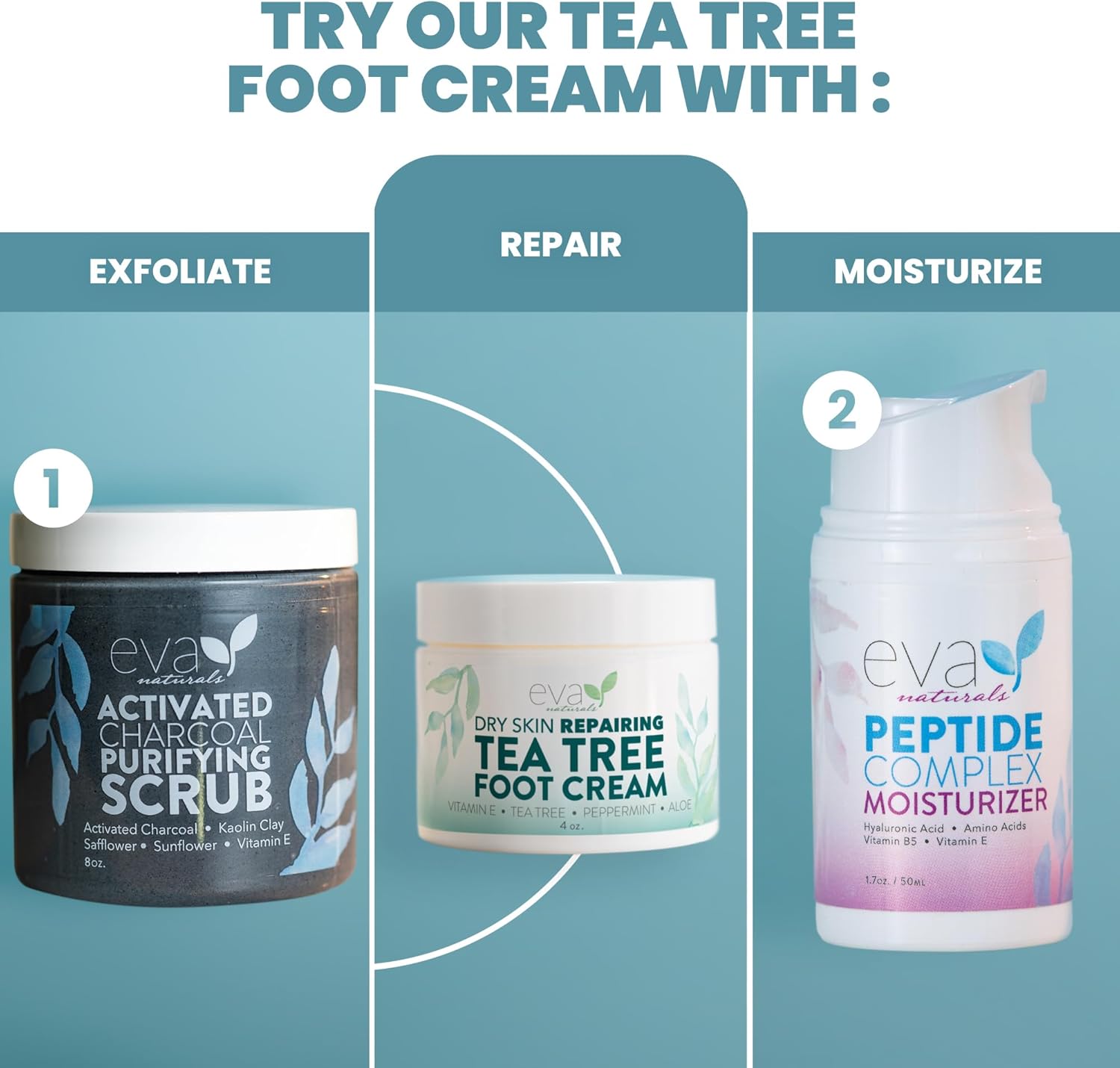 Tea Tree Foot Cream - Soothing Foot Cream for Dry Cracked Feet With Tea Tree Oil, Peppermint, Menthol and Spearmint - Eliminate Odor - Intense Moisturizing Foot Cream For Dry Cracked Heels (113g)-7