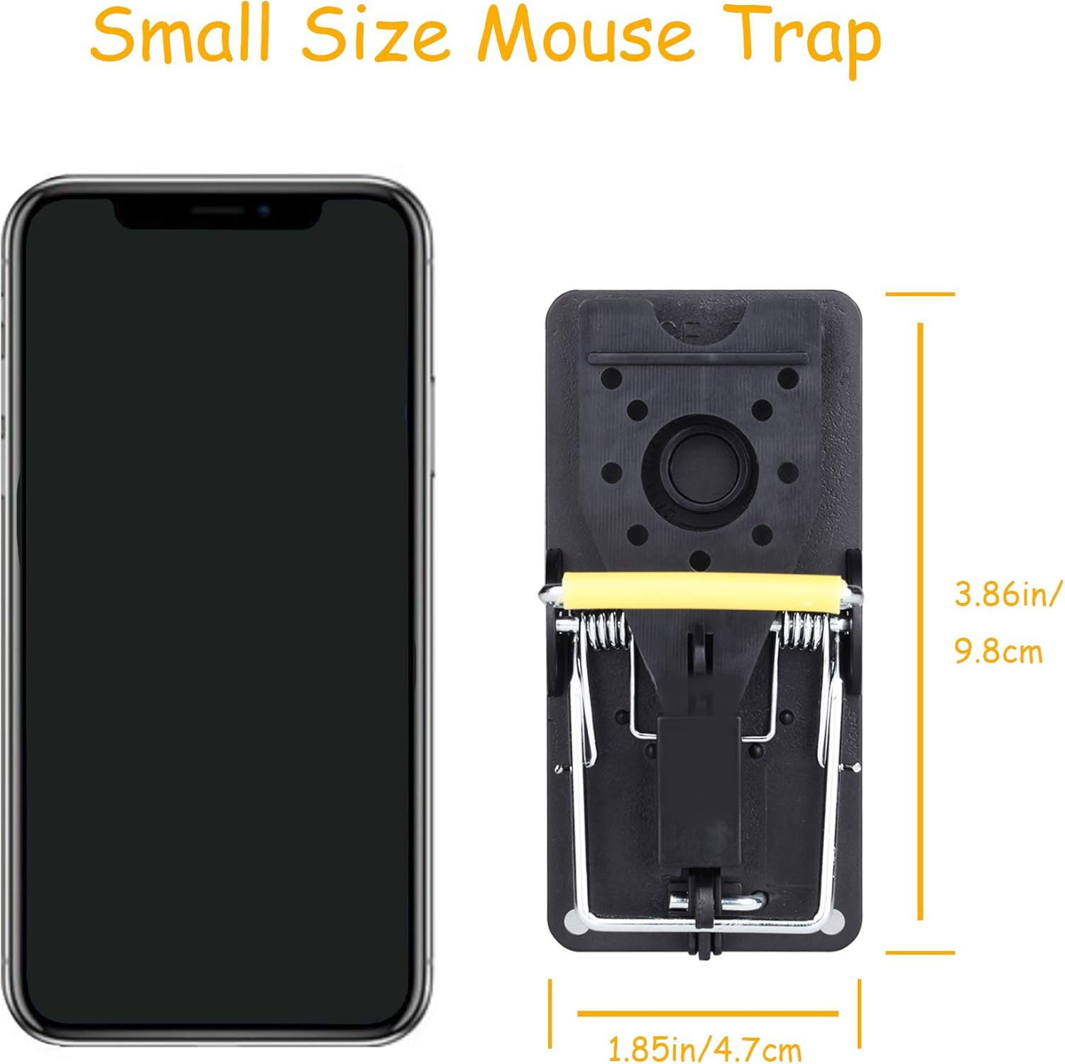 Mouse Traps That Work, Rodent Traps for Indoors Outdoors, Reusable Snap Trap High Sensitive Mice Catcher, Best Mice Traps That Kill Instantly, UK Mouse Control, 6 Pack-4