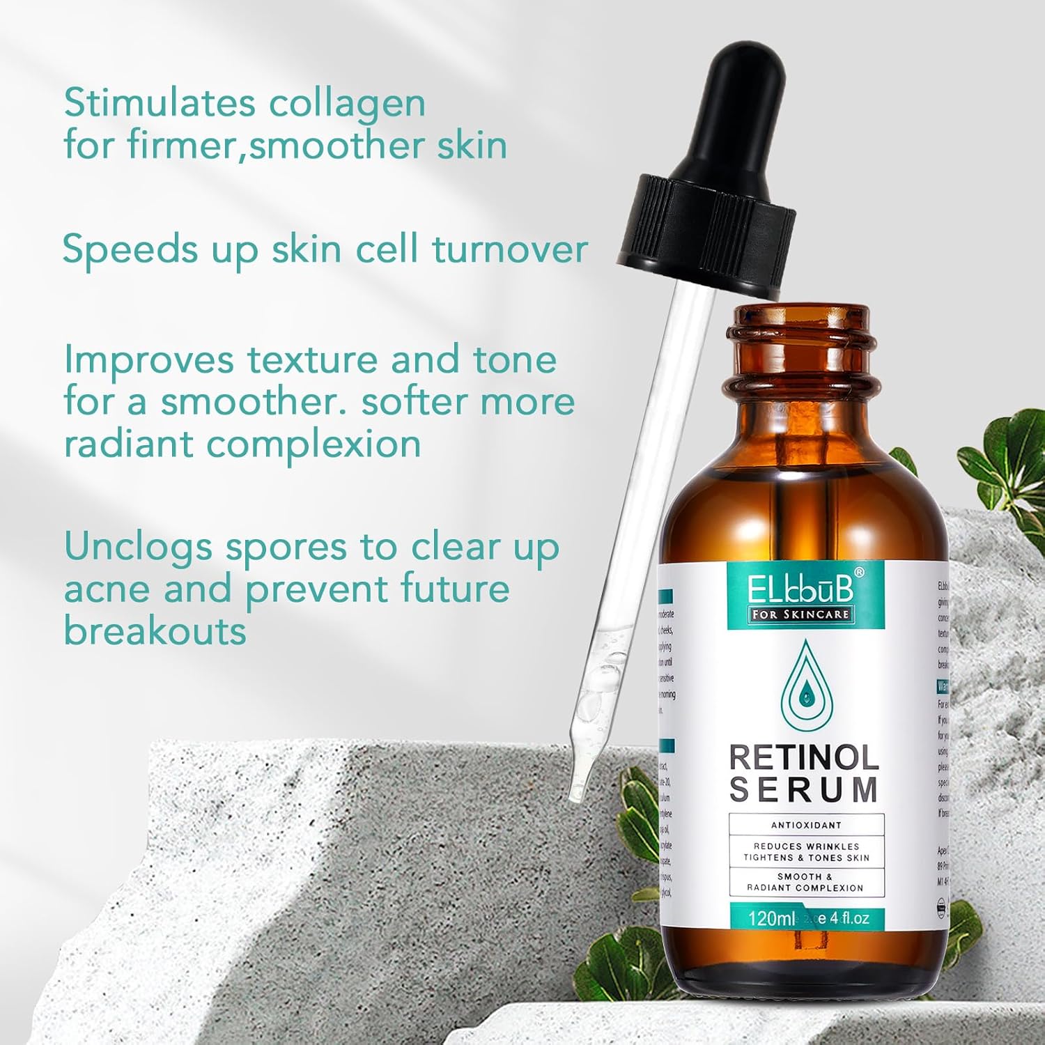 Retinol Serum - 120ml Retinol Liposome Delivery System with Hyaluronic Acid and Vitamin E, Aloe, Anti Aging Retinol Serum for Skin Repair, Fine Line and Wrinkles-5