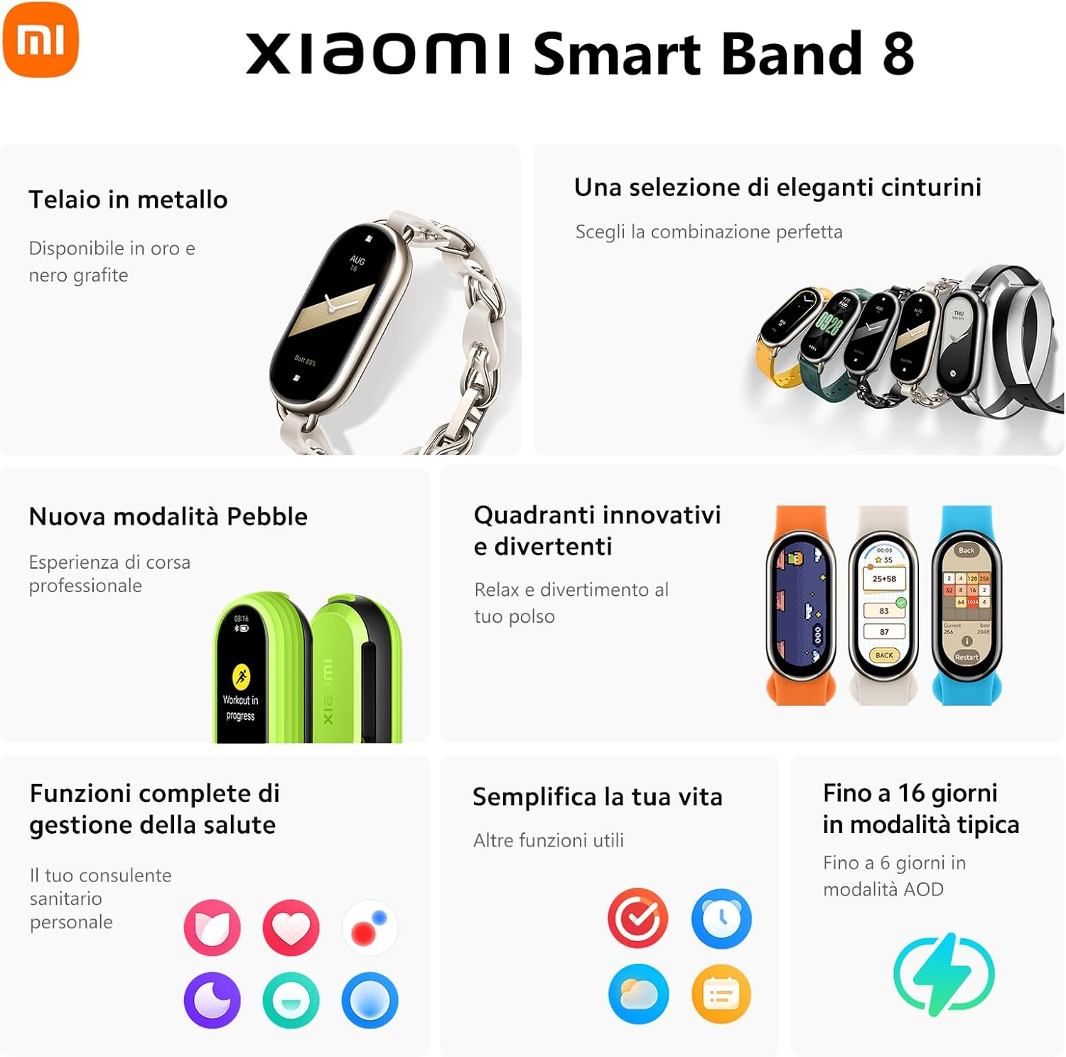 Xiaomi Smart Band 8 Graphite Black-1