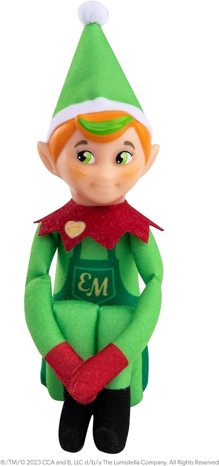 The Elf on the Shelf Elf Mates Enchanted Forest Cobbler - Cuddly, Cute and Adorable Deluxe Character with Added Value Scarf and Ear Muffs | make your Christmas truly magical with this Toy Elf-0