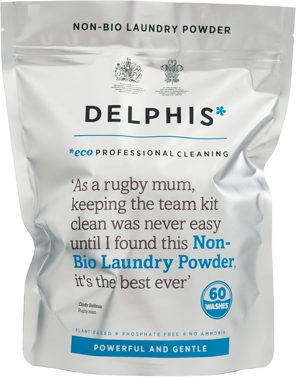 Delphis Eco Non-Bio Washing Powder + Free Collectors Tin | | 60 Washes | Eco-friendly Washing Powder | Sensitive Skin Laundry Detergent-1