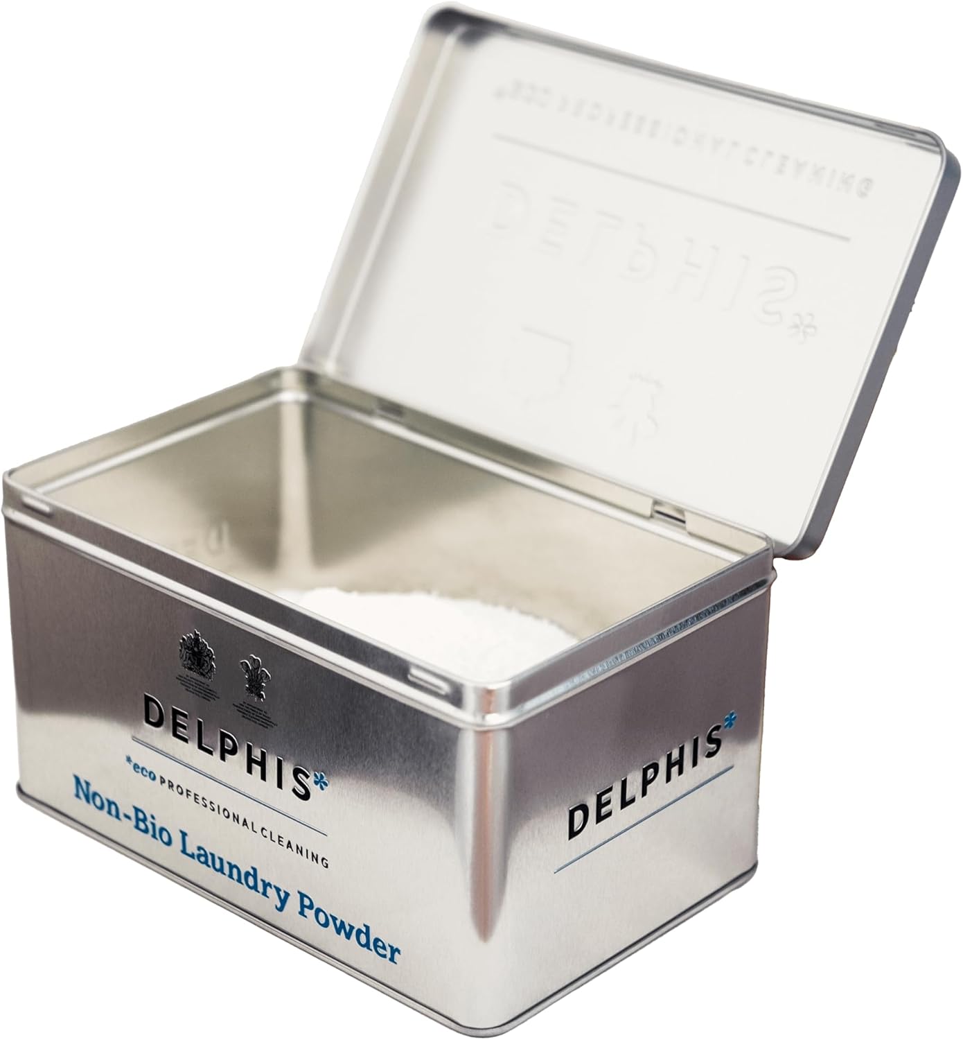 Delphis Eco Non-Bio Washing Powder + Free Collectors Tin | | 60 Washes | Eco-friendly Washing Powder | Sensitive Skin Laundry Detergent-4