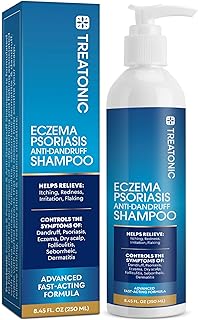 Eczema Shampoo Psoriasis Shampoo: Seborrheic Dermatitis Shampoo - Scalp psoriasis Treatment - Folliculitis Shampoo