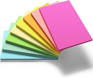 4 Inch x 6 Inch Sticky Notes for Post,Colorful Self-Stick Notes, 30 Sheets Per Pad, 8 Pads, 240 Sheets Total