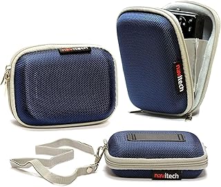 Navitech Blue Shockproof Camera Case Compatible with Saneen 4k Digital Camera