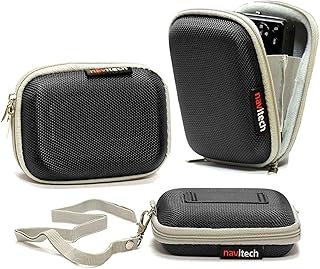 Navitech Black Shockproof Camera Case Compatible With SINEXE 2.7K Compact Camera