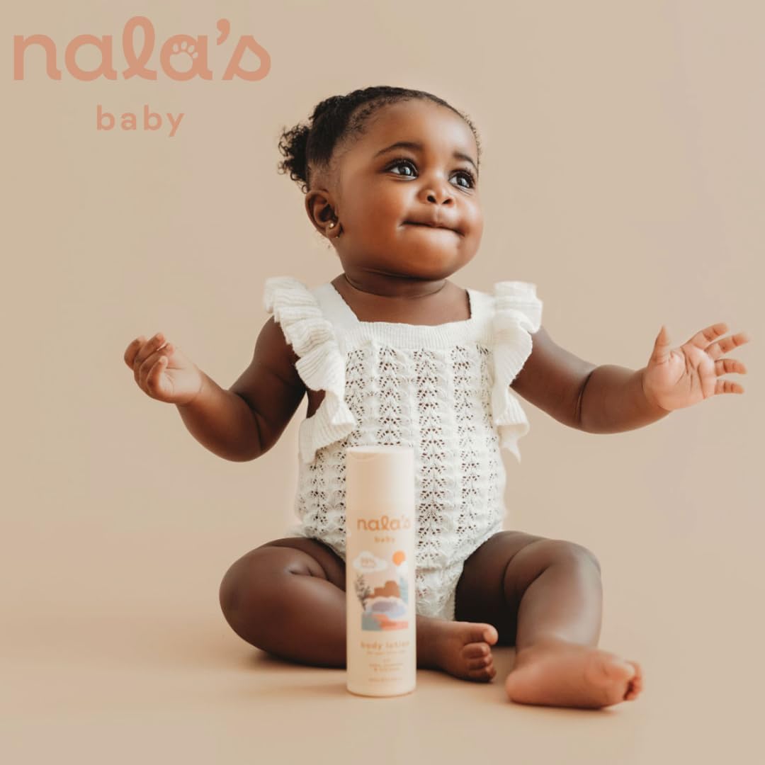 Nala's Baby Body Lotion Fragrance-Free | 99% Natural | Dermatologically-tested and Paediatrician-approved | Soothing Oat and Coconut Oil | Vegan | 200ml | Nalas Baby-6