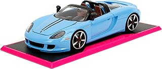 Jada Pink Slips 1:24 W6 Porsche Carrera GT Die-Cast Car, Toys for Kids and Adults(Light Blue)