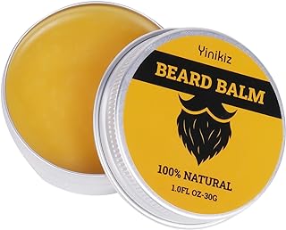 LOPHE Beard Balm for Men, Natural Beard Care Blends Organic Beard Oil Leave-In Beard Wax Conditioner Facial Hair Moisturiser for Softening Hair, Eliminating Beard Dandruff, Healthy Beard Growth(30g)