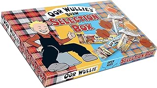 Oor Wullie's Braw Selection Box - Sweets Selection Nostalgia Box - Highland Toffee Chews, Sherbet Bars/Chewbies, Strawberry Flavour Lollipops - 150g - Vegetarians, Halal