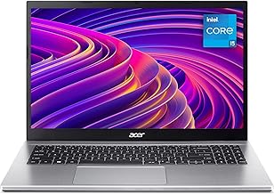 Acer Aspire 3 A315-59 Laptop - Intel Core i5-1235U, 8GB, 512GB SSD, Integrated Graphics, 15.6-inch FHD, Windows 11, Silver