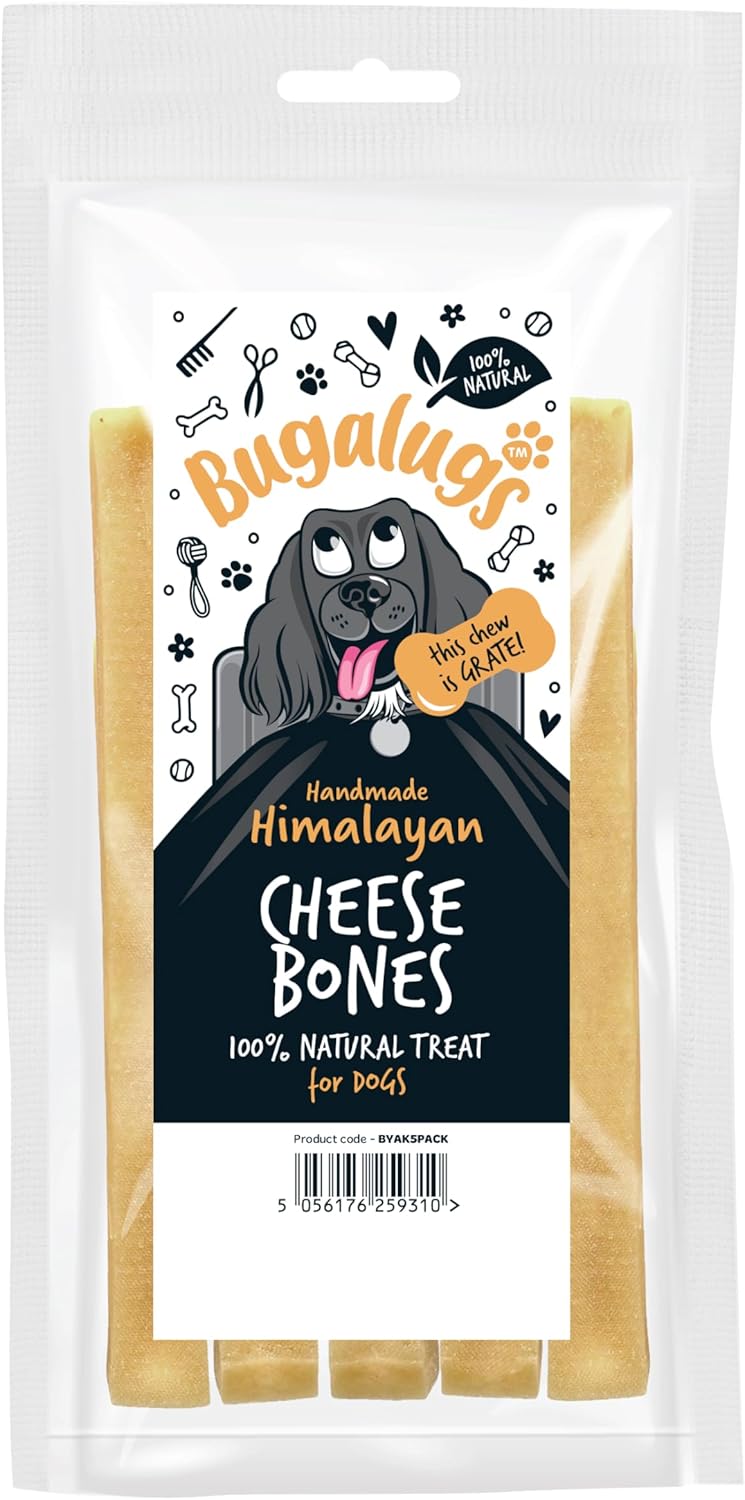 Bugalugs Himalayan Yak Chews for dogs are 100% natural dog treats & puppy treats - Dog dental sticks yak chew are a long lasting healthy dental sticks dogs for Plaque Off & Tartar-8