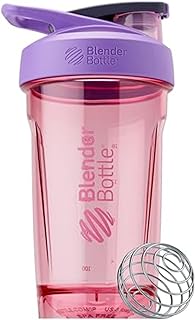 BlenderBottle Strada Shaker Cup Perfect for Protein Shakes and Pre Workout, 680ml, Purple