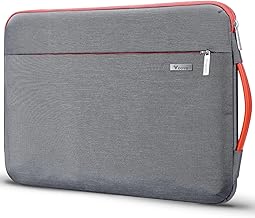 Voova 360°Protective Laptop Sleeve Case 14 15 inch,Waterproof Computer Cover Bag for MacBook Air 15 M2 2023,MacBook Pro 15,13.5 Surface Laptop 4/5,Dell/XPS 15/Inspiron 14 Pro,Chromebook 14,Grey