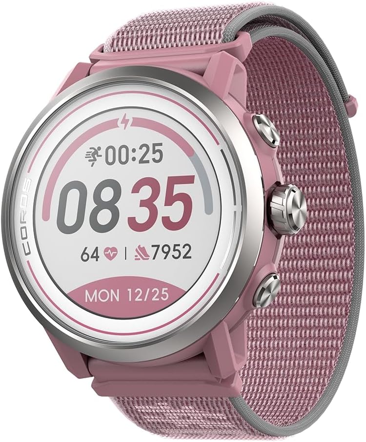 COROS APEX 2 GPS Outdoor Running Watch with Next-Gen Heart Rate Monitor, 45 Hrs GPS Battery, 17 Day Regular Use, Sapphire Glass, Titanium Bezel and Global Offline Map Navigation - Dusty Pink-0