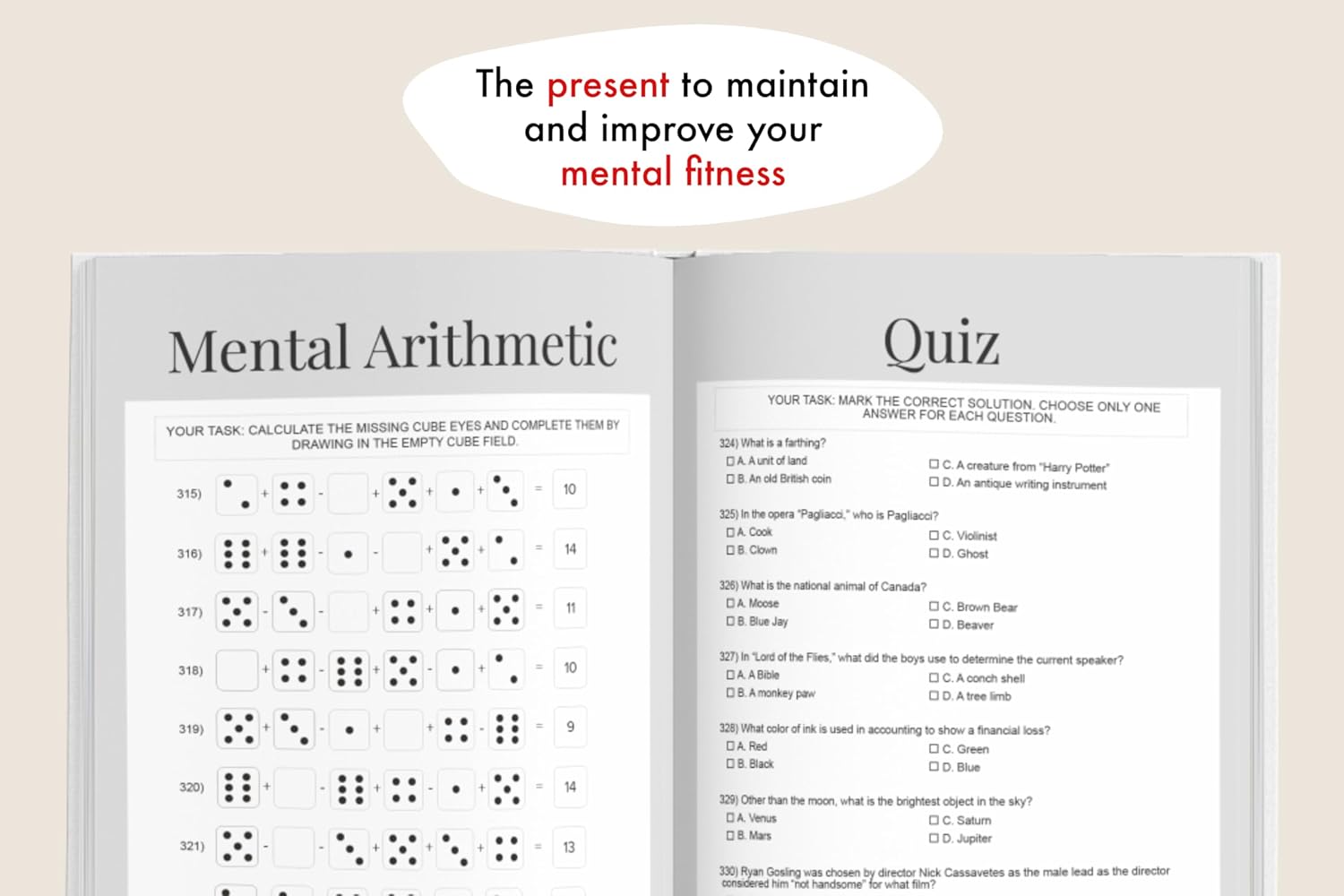 Memory Games for Adults: The XXL Puzzle Activity Book with 501 Exciting and Fun Brain Exercises to Increase Cognitive Abilities [The Smart Adult's Gift]-4