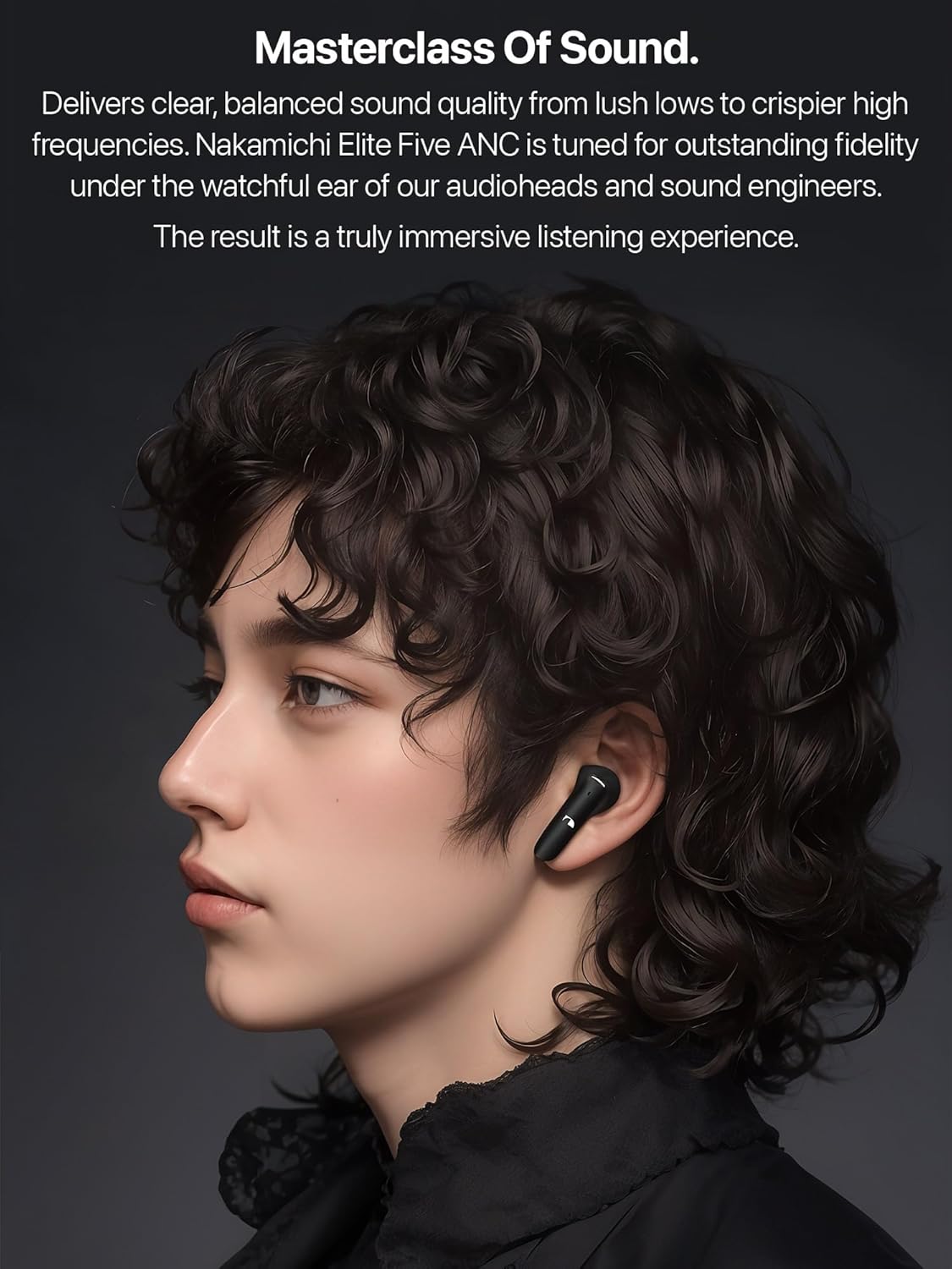 Nakamichi Sound True Wireless In-Ear Earphones, Bluetooth 5.3, English Voice Prompts, ENC Noise Reduction, Hands-free Calling, Wireless Charging With LED Display & Up To 32 Hours Battery Life-1