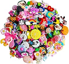 RnCop lot of 35 or 50,100 Shoe Charms for Croc Charms, Clog Decoration Cartoon Anime Charms Shoe Accessories, Cartoon Pvc Shoe Charms Decoration Party Birthday Gifts