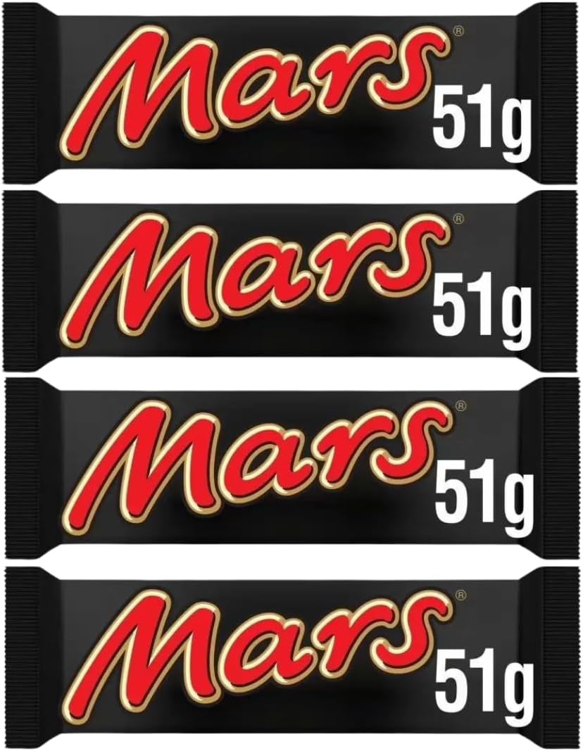 Chocolate Bar Bundle With Mars Chocolate Bars 51g (4 Pack)-0