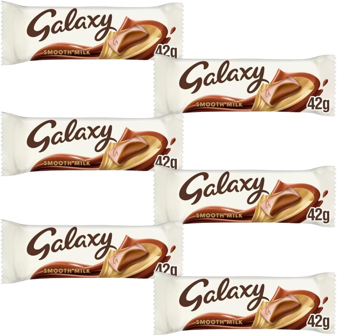 Milk Chocolate Bundle With Galaxy Smooth Milk Chocolate Bar 42g (6 Pack)-0