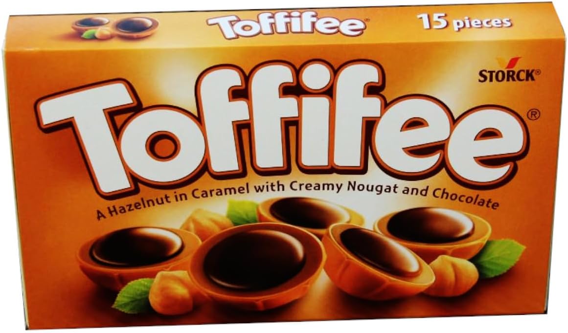 Hazelnut in Caramel with Nougat Cream and Chocolate - 6 Box Multipack Contains Toffifee 125g x 6 ( 90 Pieces )-3