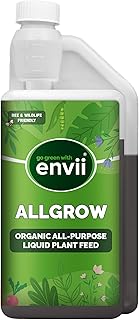 Envii Allgrow - Organic House Plant Food – Indoor & Outdoor Multipurpose Plant Fertiliser Liquid Feed - 1 Litre Makes 330 Litres