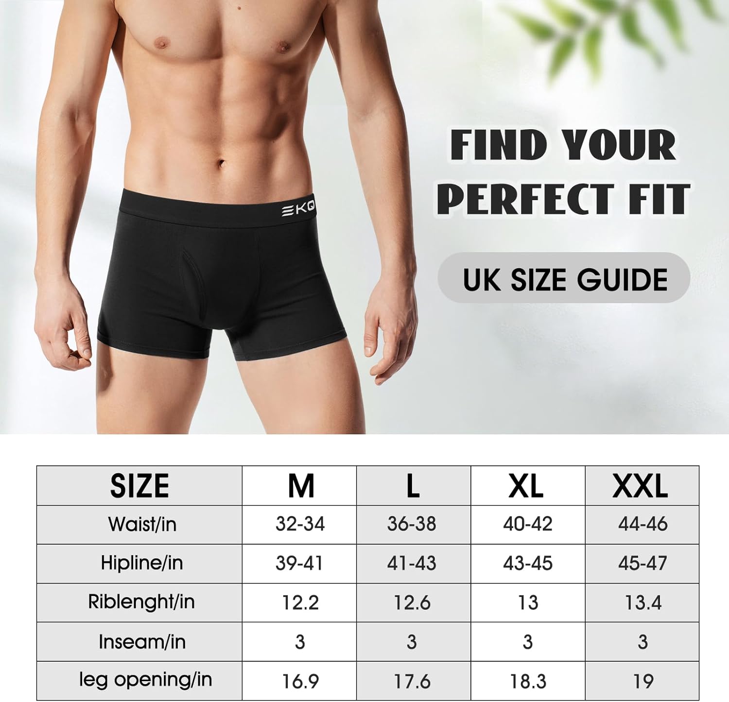 IGOLUMON Mens Boxers Shorts Multipack 6 Pack Mens Bamboo Rayon Underwear with Open Fly Pouch Men's Underpants Moisture Wicking Fitted Hipster Briefs-6