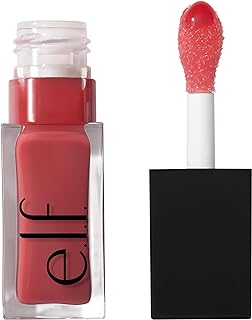 e.l.f. Glow Reviver Lip Oil, Nourishing Tinted Lip Oil For A High-Shine Finish, Infused With apricot oil, Vegan & Cruelty-Free, Rose Envy