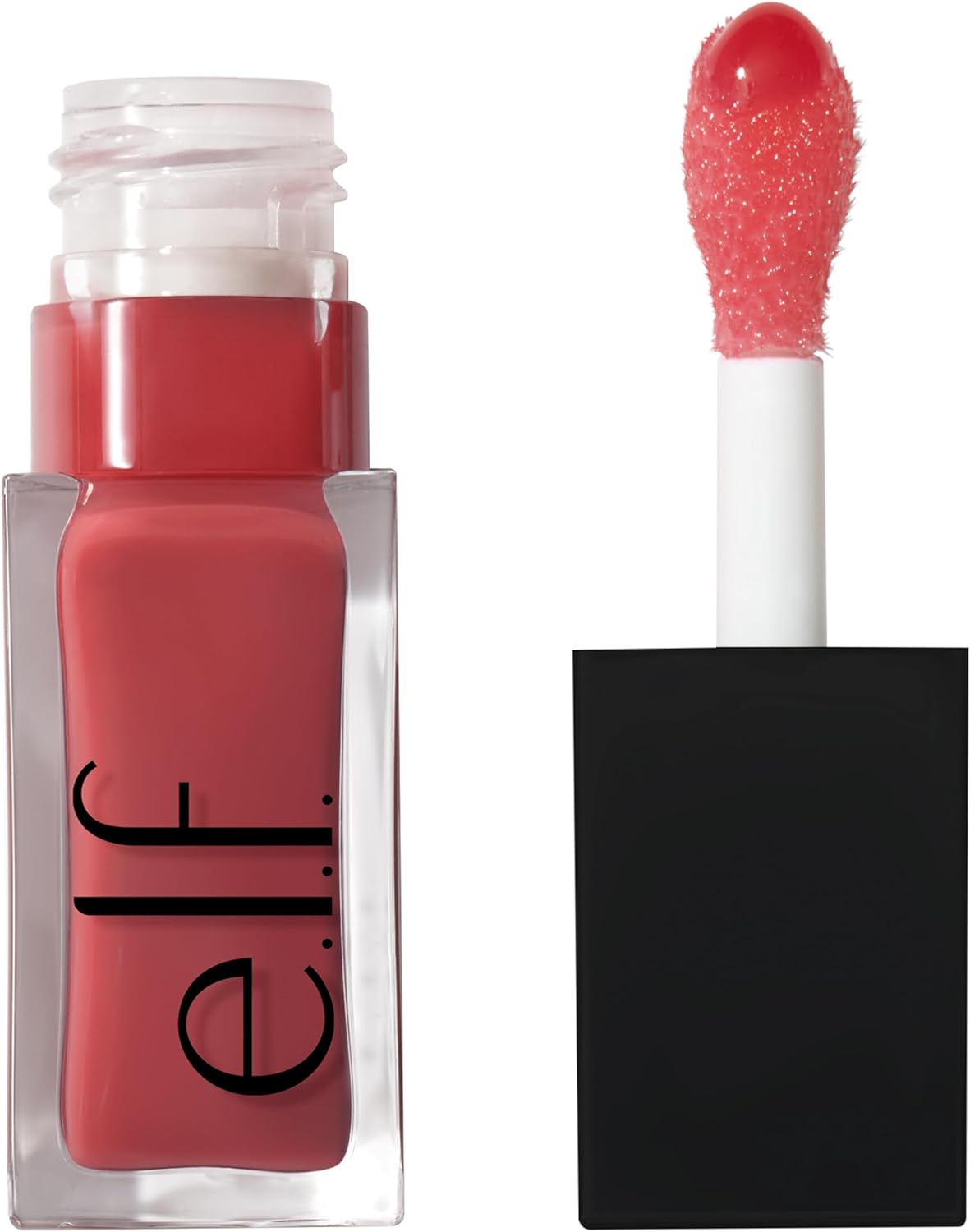 e.l.f. Glow Reviver Lip Oil, Nourishing Tinted Lip Oil For A High-Shine Finish, Infused With apricot oil, Vegan & Cruelty-Free, Rose Envy-0