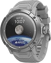 COROS VERTIX 2S Adventure GPS Watch, 40 Days Battery Life, GPS Navigation with Global Offline Maps, Route Planner, Heart Rate Monitor, Wall Climbing, Skiing, Running, Biking- Noon silver