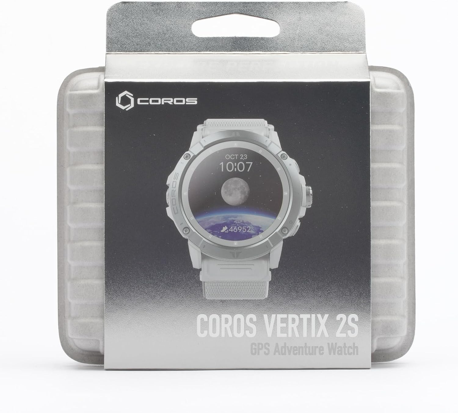 COROS VERTIX 2S Adventure GPS Watch, 40 Days Battery Life, GPS Navigation with Global Offline Maps, Route Planner, Heart Rate Monitor, Wall Climbing, Skiing, Running, Biking- Noon silver-8