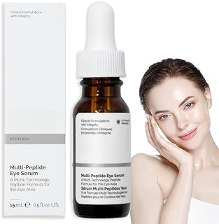 Multi-Peptide Eye Serum,Under Eye Serum,Anti Aging Eye Cream,Eye Cream for Dark Circles and Puffy Eyes,Eye Bags Remover,Firming Eye Cream,Multi-Peptide Eye Wrinkle Cream Smoothing & Firming Skincare